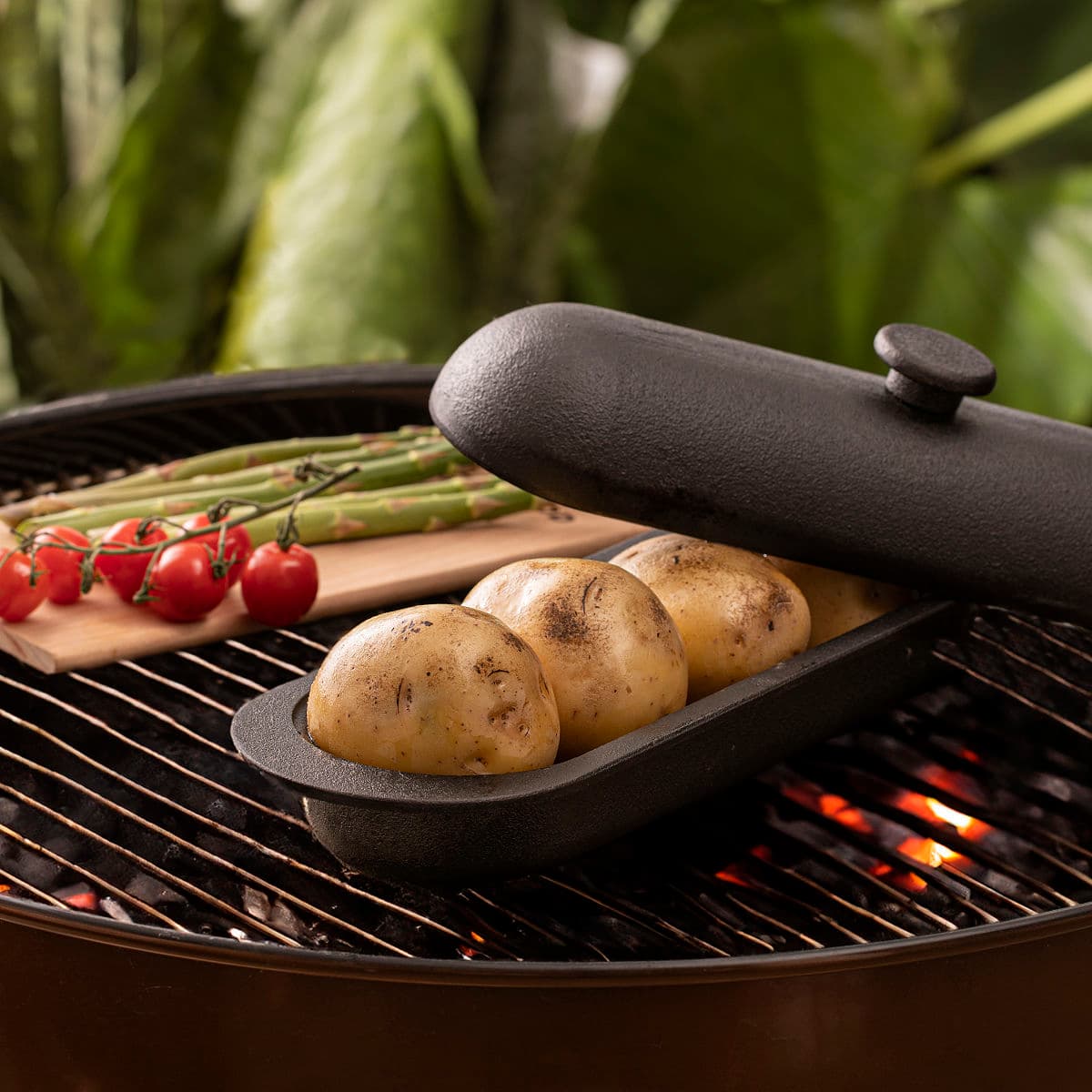 Uncommon Goods | Cast Iron Potato Baker | Cast Iron Oven