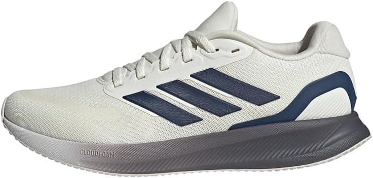 adidas RUNFALCON 5 Erkek Ayakkabı Düşük Taban (Futbol Dışı), off white/dark blue/dash grey, 42 : Amazon.com.tr: Moda