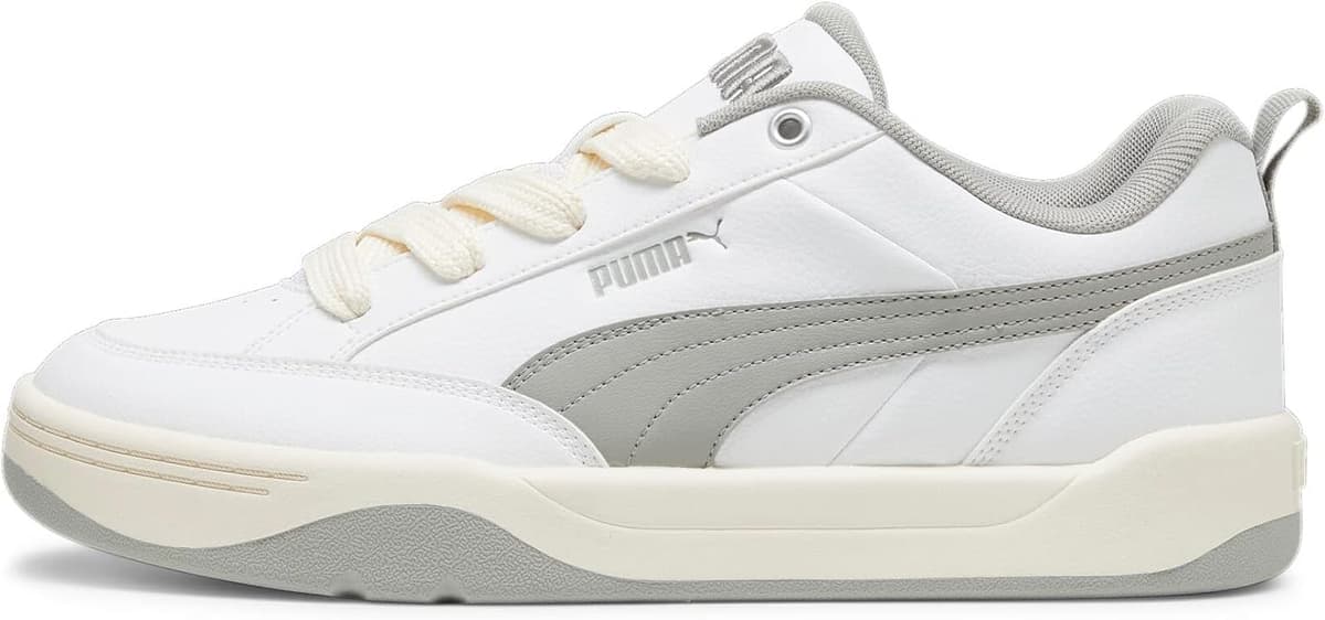 PUMA Erkek/Unisex Park Lifestyle-PUMA White-Smokey Gray-Sugared Almond Low Boot 42 : Amazon.com.tr: Moda