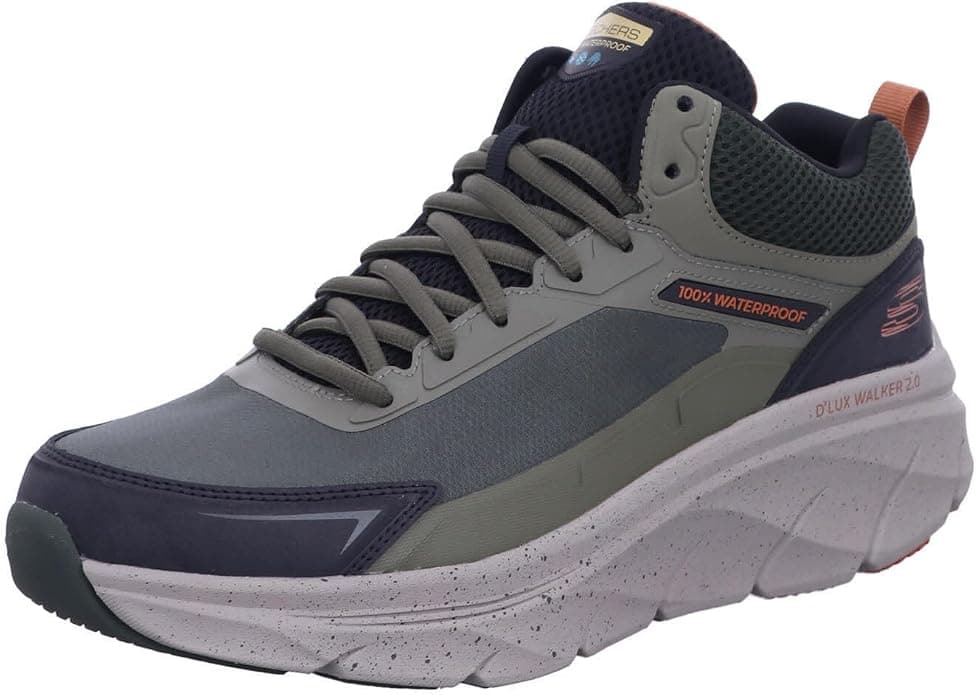 Skechers D'LUX WALKER 2.0 - GRAİLO 232953 OLOR Erkek Bilek Hizasında Bot Yeşil 41.5 EU : Amazon.com.tr: Moda