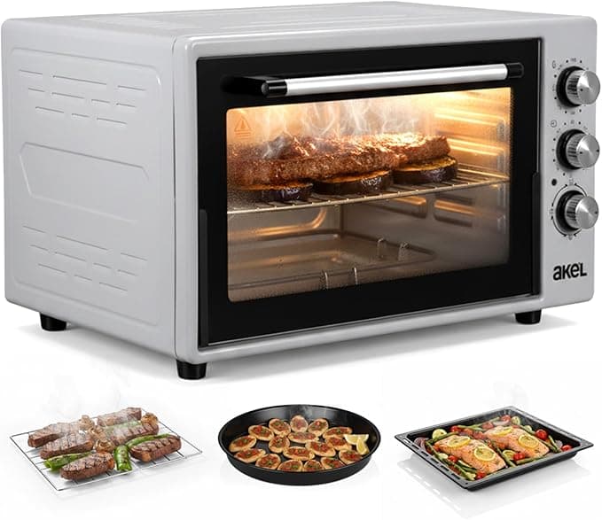AKEL AF930L Lambalı, Termostatlı, Saatli 45 Litre Maxi Fırın (Gri) : Amazon.com.tr: Ev ve Yaşam