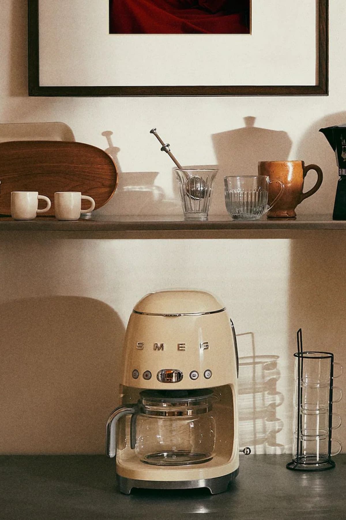 Smeg 50's Style Retro Krem Filtre Kahve Makinesi - Fiyatı, Yorumları