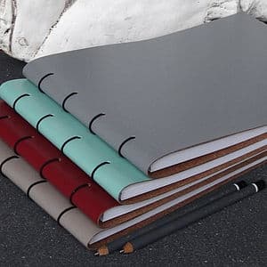 Large Leather Sketchbook By ArtboxVisa logoMastercard logoPayPal logoApple Pay logoGoogle Pay logoKlarna logo