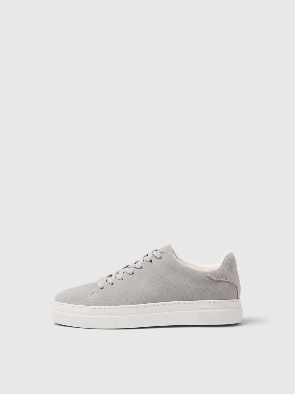 CHUNKY SUEDE TRAINERS | Grey | Selected