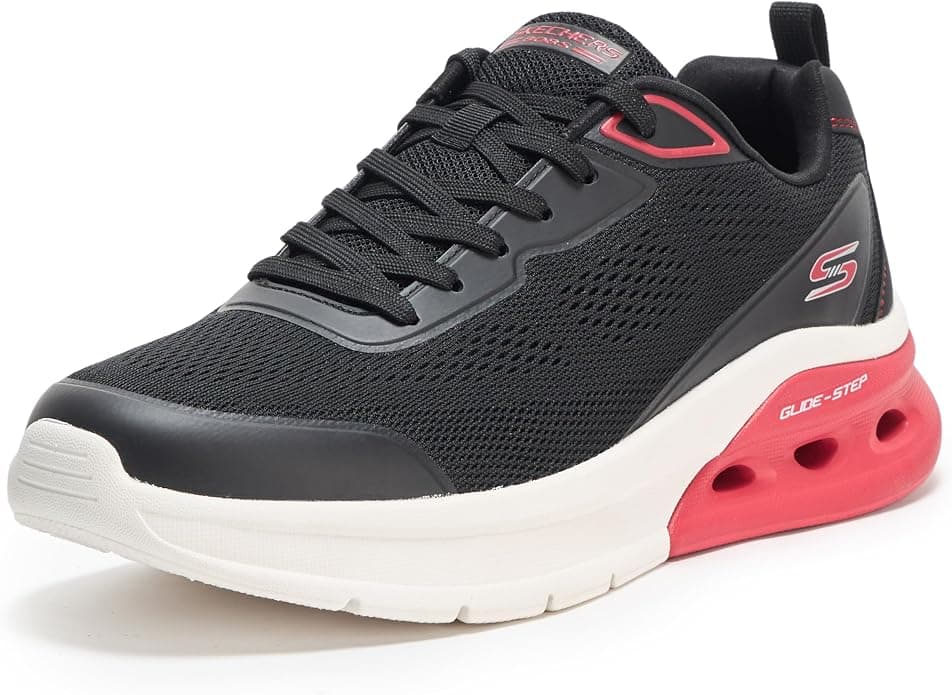 Skechers Erkek Bobs Glide Step Arc Waves 2.0 - Sınıf Sıralaması, Siyah/Beyaz, 11 : Amazon.com.tr: Moda